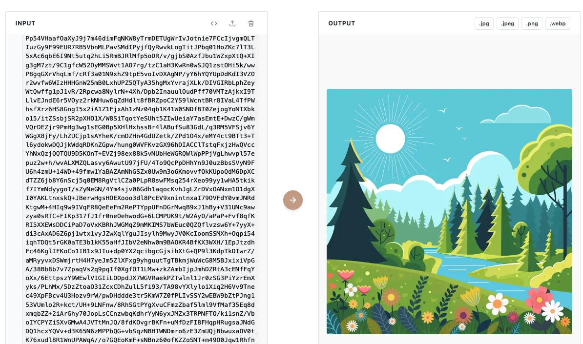 Base64 디코더 사용 가이드