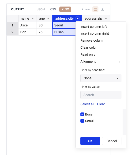 YAML to 엑셀(XLSX) 변환기 사용법2